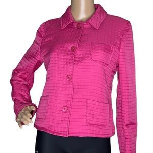 Harve Benard pink quilted jacket 6